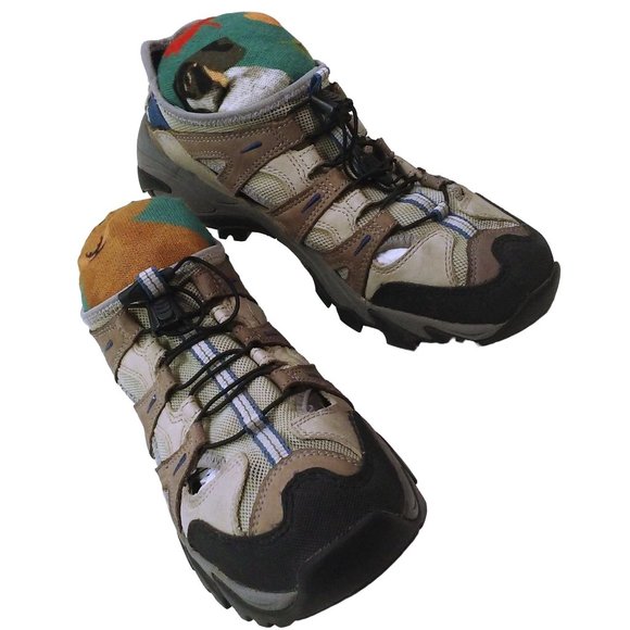 Cabela's Ventilated Hiking Shoe Men-8.5M Summer Heavy Duty Active Outdoor Taupe - Picture 3 of 12